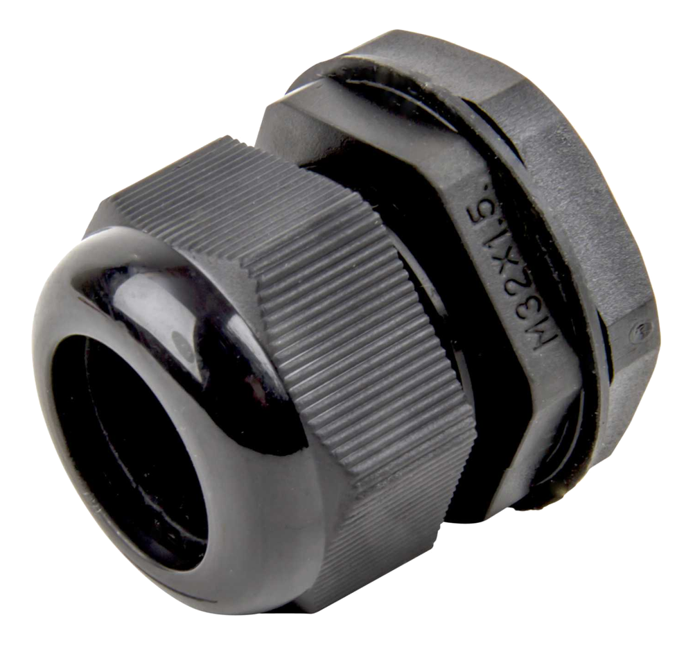 Termtech Compression Cable Gland 32mm Black 