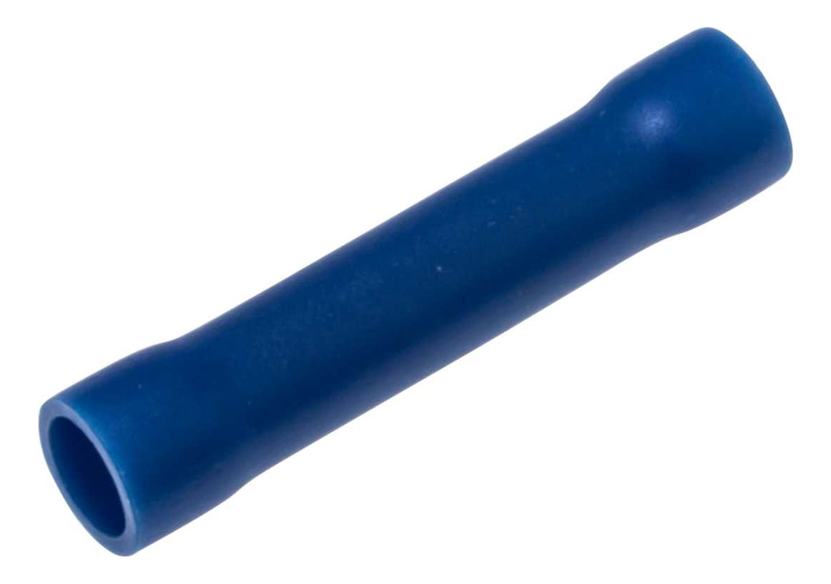 SWA 25BSL Butt Splice Through Crimp 1.5-2.5mm Blue