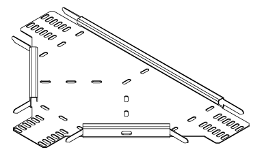 Unistrut Medium Duty Tray Equal Tee 600mm P/G