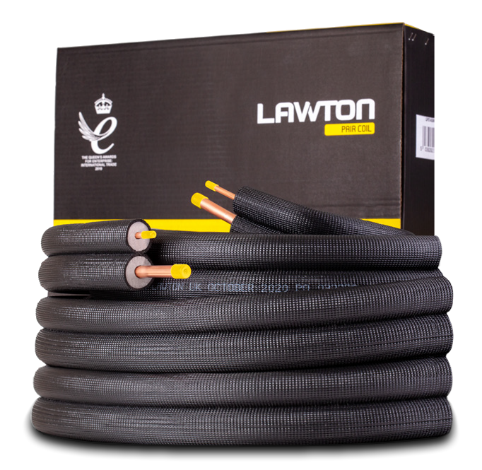 Lawton Pre-Insulated Copper Coil Pair 1/4