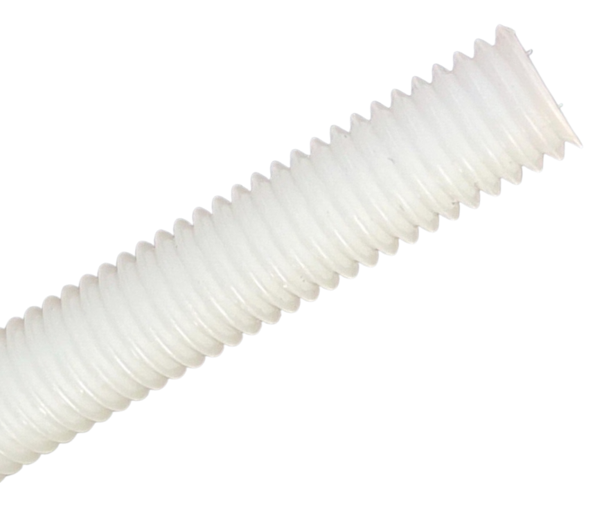 Threaded Rod M10x1m Nylon 6.6 Natural