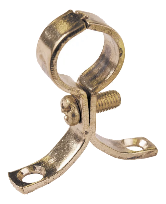 Lawton Pressed Screw On Bracket 22mm Brass