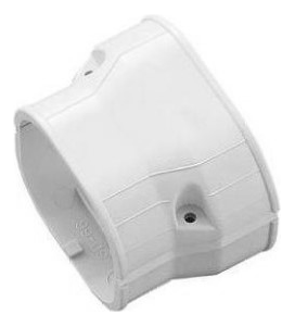 Inaba Denko 100-75mm Slimduct Reducer Joint White