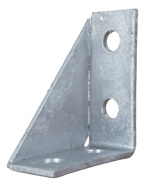 Metpro 90Deg Gusseted Angle Bracket 4 Hole