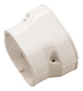 Inaba Denko 100-75mm Slimduct Reducer Joint Ivory