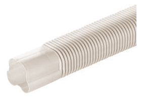 Inaba Denko 100mm Slimduct 800mm Flexible Joint Ivory