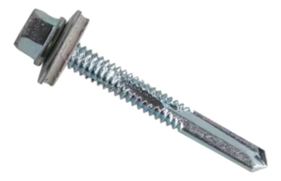 Self-Drilling Hex Head Screws 5.5x70mm Washered