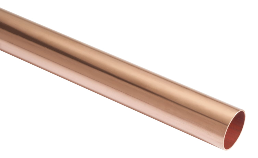 Yorkex Plumbing Copper Tube 15mmx3M 0.7mm Wall