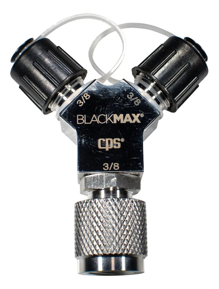 CPS BlackMax Fast-Vac Y Vacuum Adapter 2x3/8