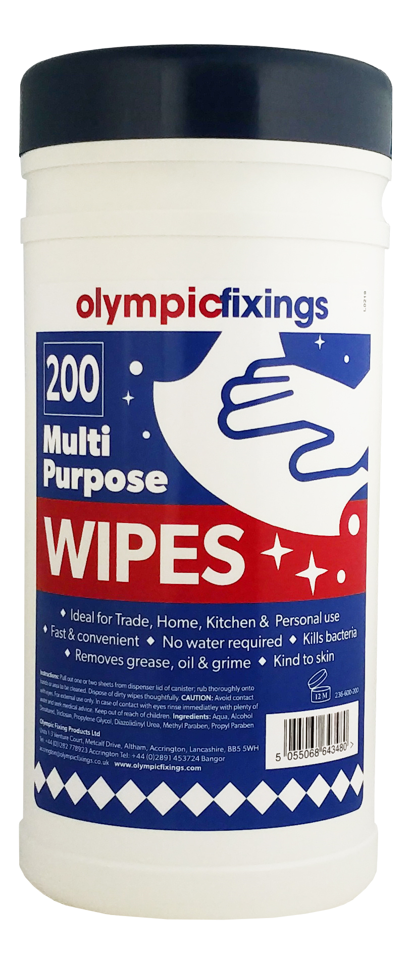 OF 236-600-200 Multi Purpose Wipes