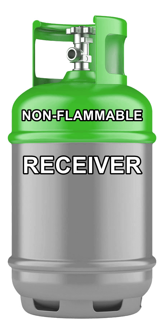 Non-Flammable Gas Reclaim Bottle 10KG Cylinder