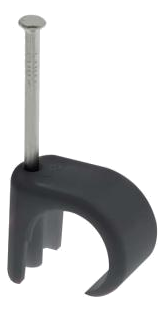 Round Cable Clip 14-20mm Black