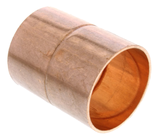 Brazed Straight Copper Coupler 1.5/8