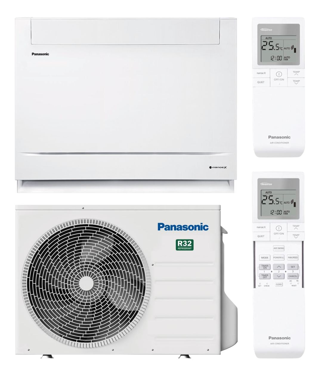 Panasonic Floor Console Nanoe X Complete System 2.5kW R32