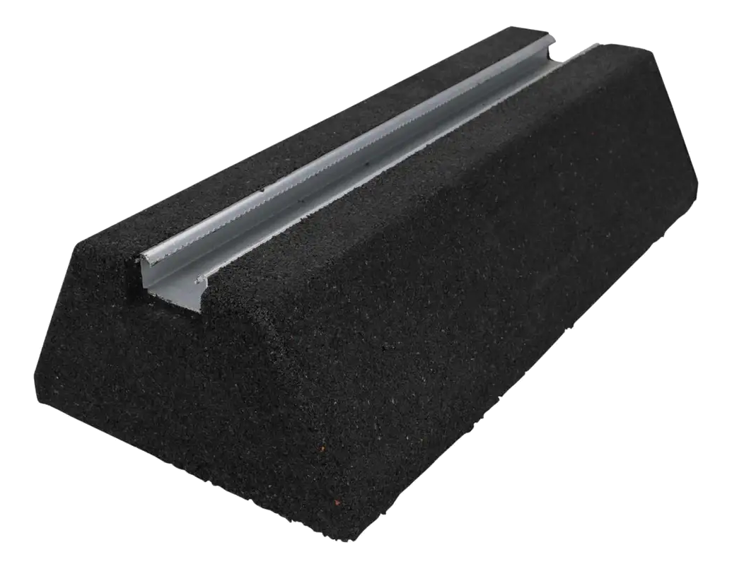 Metpro Eco Rubber Mounting Flat Foot 400x180mm